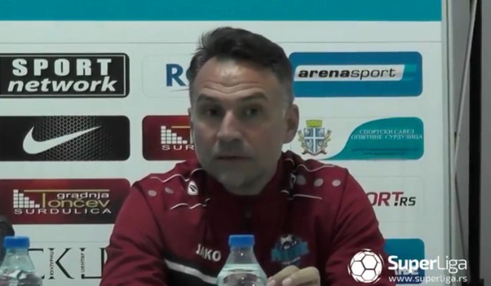 Zaslužili smo pobedu. Dragoslav Milenković. Foto Super liga screenshot