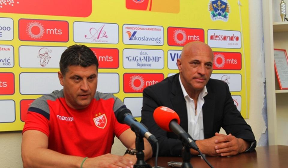 Zadovoljstvo obostrano: Milojević i Antić. Foto VranjeNews