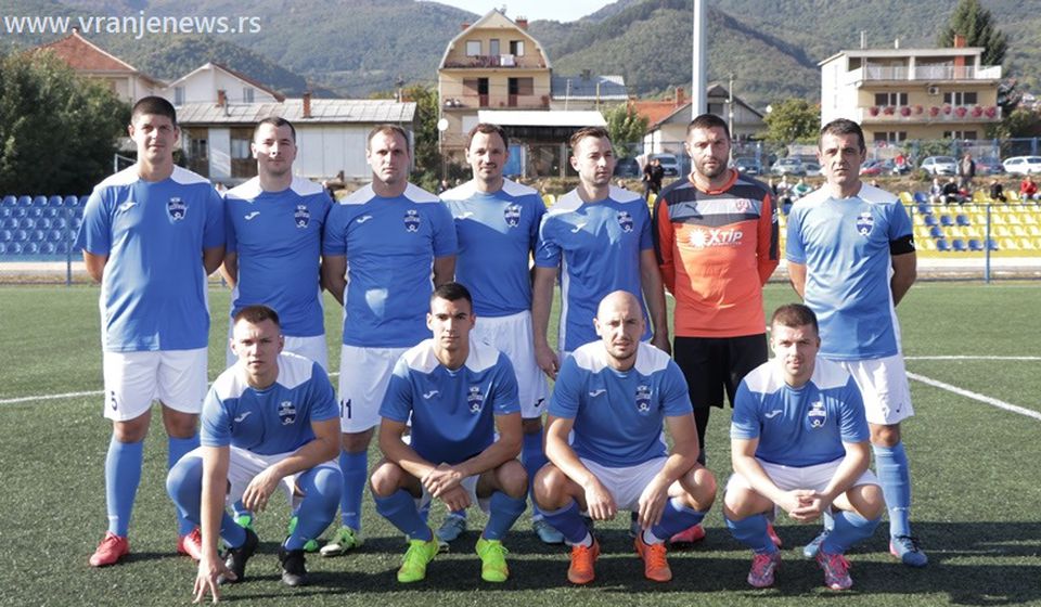 Tim koji je započeo fudbalsku sezonu 2022/23. u Pčinjskoj ligi. Foto Vranje News