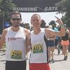 Kristijan Stošić (desno) i Saša Ćuković. Foto AK Vranjski maratonci