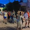 Sa sinoćnjeg protesta. Foto Vranje news