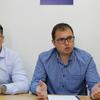 Đorđe Ristić (desno) i Dragan Pavlović, predsednik i potpredsednik NS u Vranju. Foto Vranje News