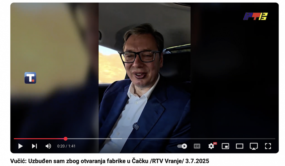Po-hepi sam nego kad gostujem na Informer: Alek Produženi s Ladno Mleko. Foto YouTube (printscreen kanala RTV doo)