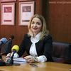 Gradska većnica Zorica Jović na današnjoj konferenciji za medije. Foto Vranje News