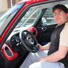 "Povukao nogu": Saša Ilić Caja, prvi dobitnik automobila iz Vranja. Foto Vranjenews