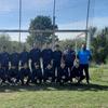 Fudbaleri vranjskog Radničkog 2021 uoči utakmice u Žbevcu. Foto FK Radnički 2021