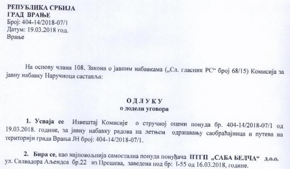 Screenshot VranjeNews