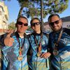 S leva na desno: Stošić, Stojanović i Ćuković. Foto AK Vranjski maratonci