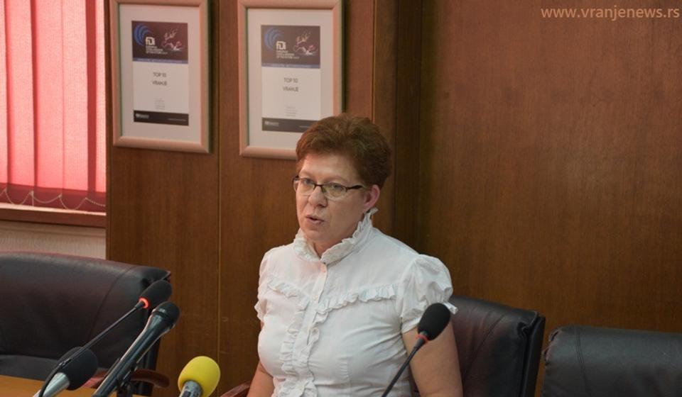 Danijela Milosavljević, većnica za socijalna pitanja lokalnu samoupravu i nova portparolka veća. Foto Vranje News