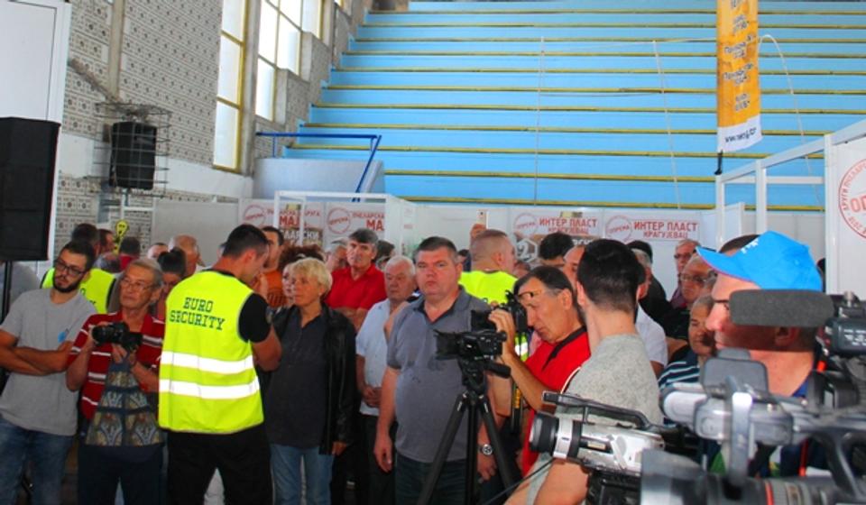 Veliko interesovanje medija za sajam. Foto VranjeNews
