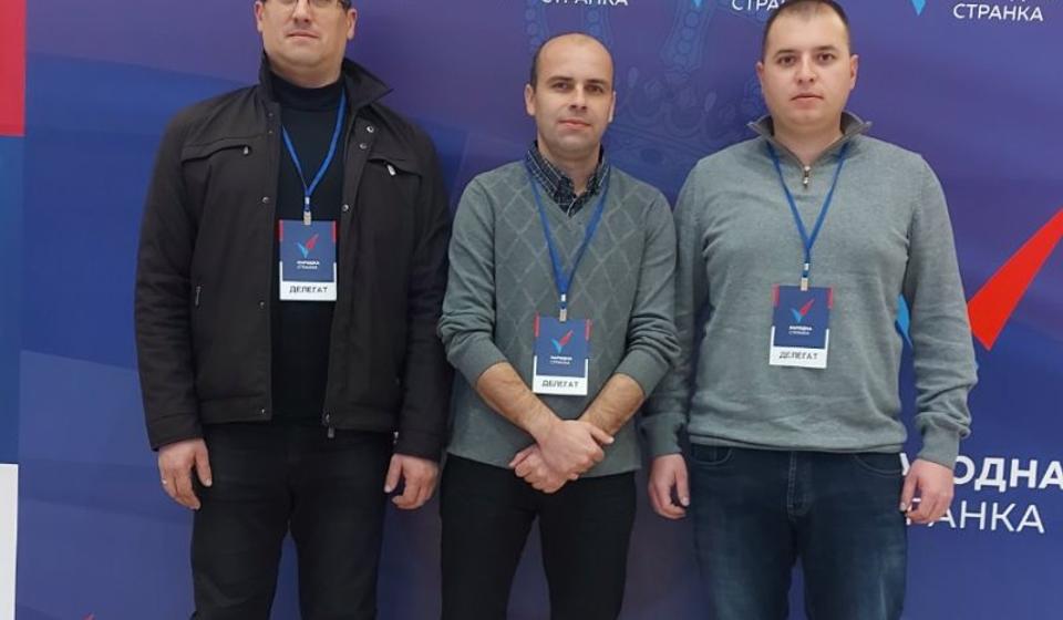 Pavlović, Jaćimović i Ristić. Foto Narodna stranka